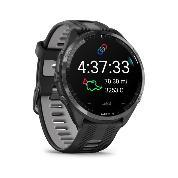 Смарт-часы Garmin Forerunner 965 AMOLED Black With (серый)